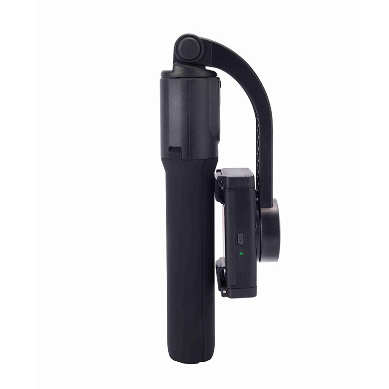 H5 Handheld Stabilizer Statief Selfie Stok Houder Gimbal Stabilizer Met Stand Voor Iphone/Android Smartphone-Zwart