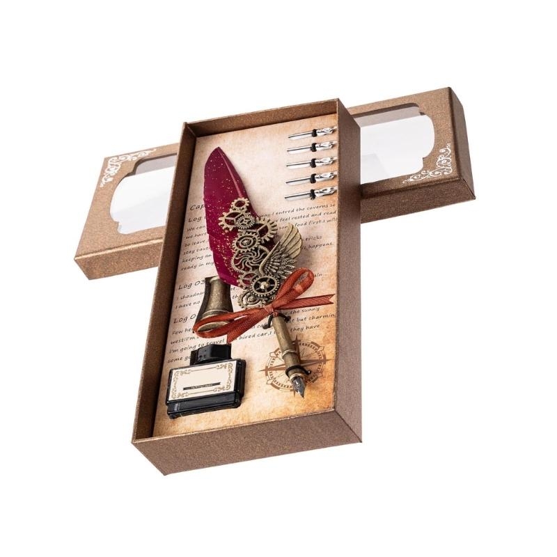 J0PB Calligraphys pisanie z 5 stalówkami kaligrafy pióro pióra pióro pióra