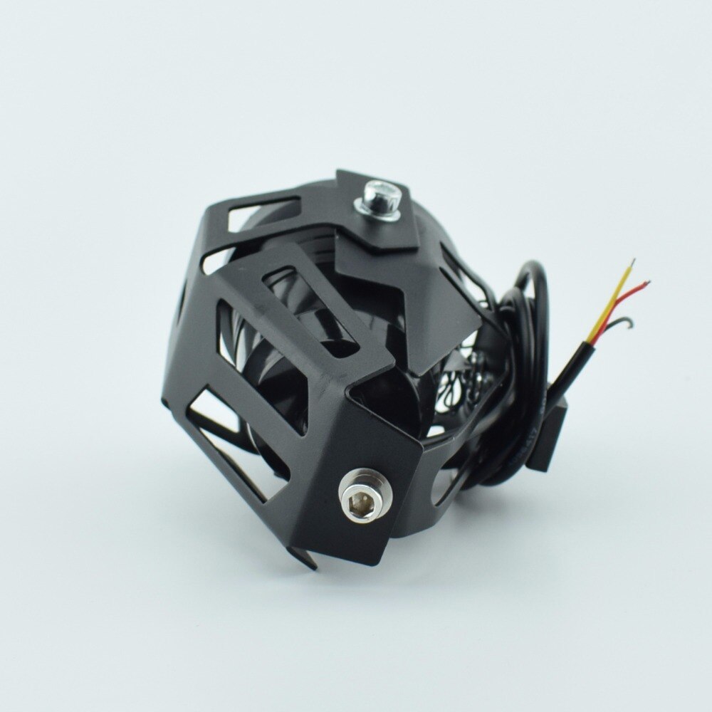 Faro LED para motocicleta U7, luz LED para motocicleta U7, 12V, 125W, 7 colores de conducción para motocicleta, faro auxiliar con Motor superbrillante, Luz antiniebla para bicicleta, 2 uds.