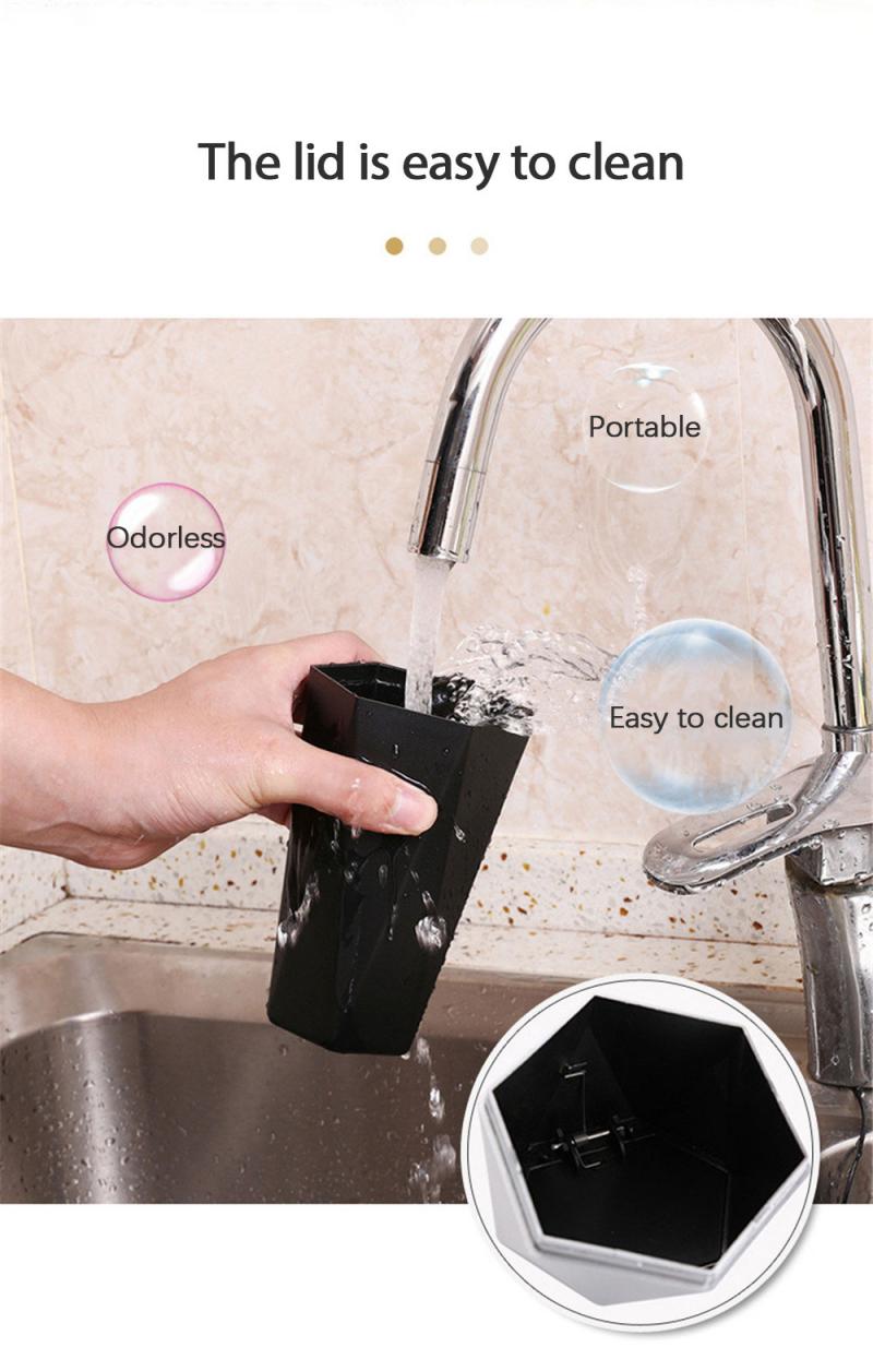 Car Trash Garbage Can with Lid Auto Trash Dust Case Holder Bin Box Car-styling Can Rubbish Box Dust Case Holder car trash