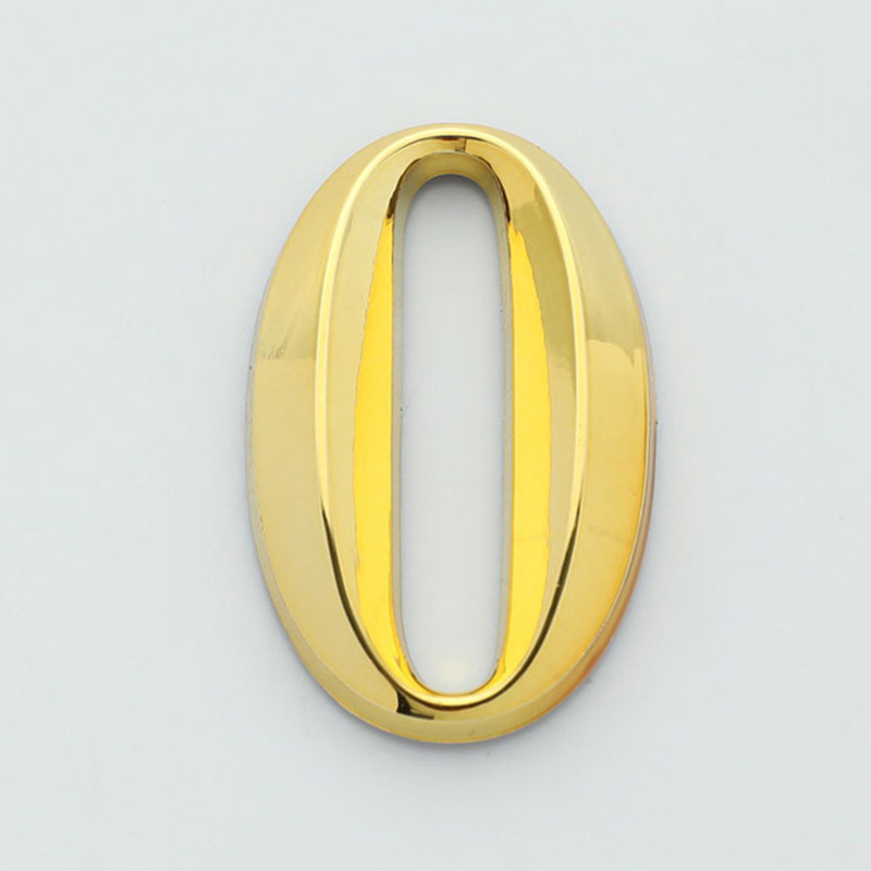 1 pz 3d oro autoadesivo numero di porta segno numero cifra appartamento Hotel ufficio porta indirizzo numero di strada adesivi targa segno: Verde scuro