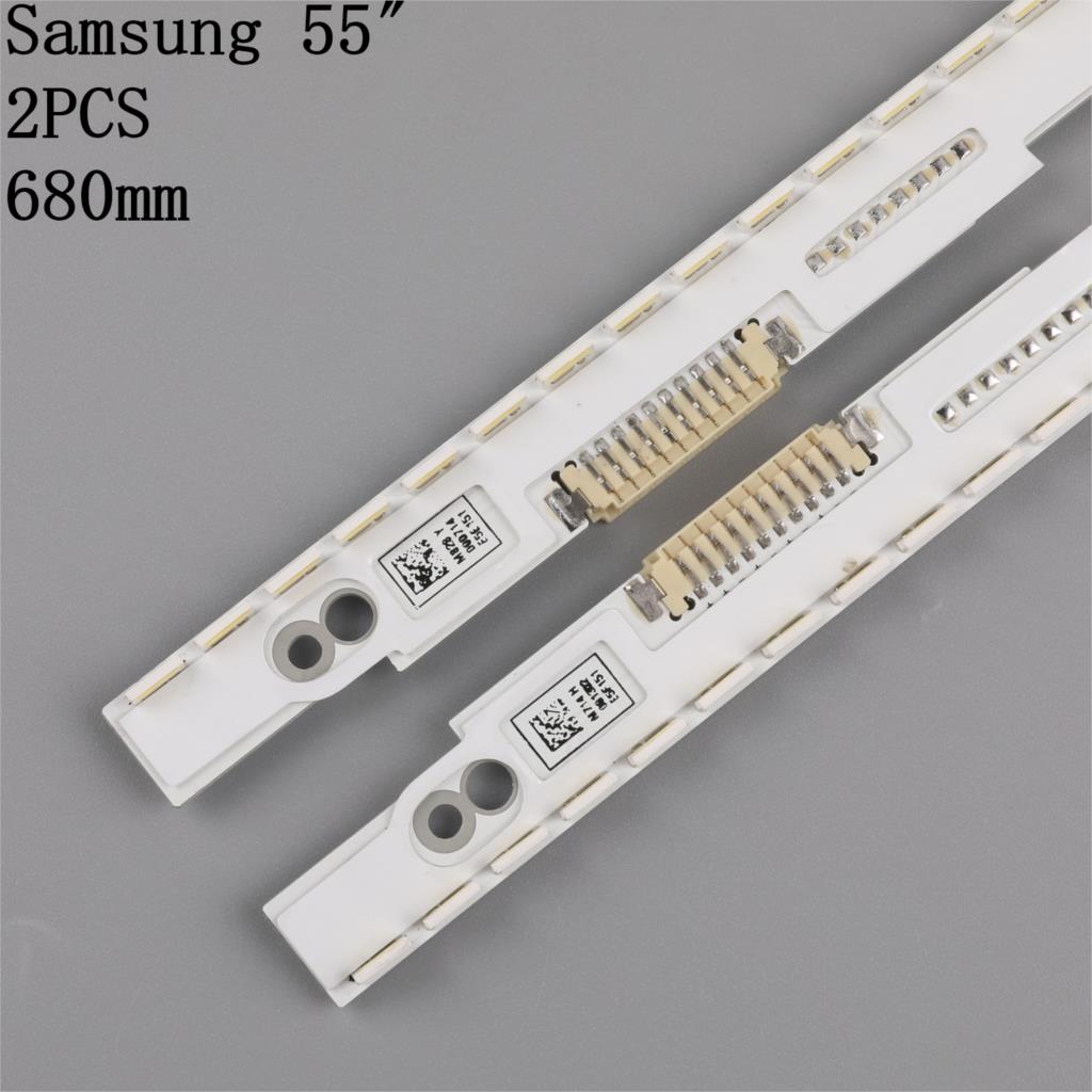 LED Backlight strip 76 LAMP For Samsung 55&quot;TV UN55ES6100 2012SVS55 7032NNB SLED RIGHT/LEFT76 2D LH55MEB