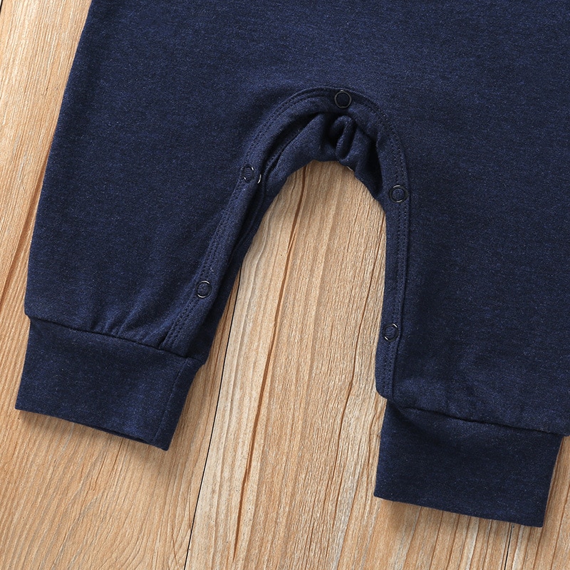 Carter Toddler Autumn Baby Boy Letter Long Sleeve Jumpsuit