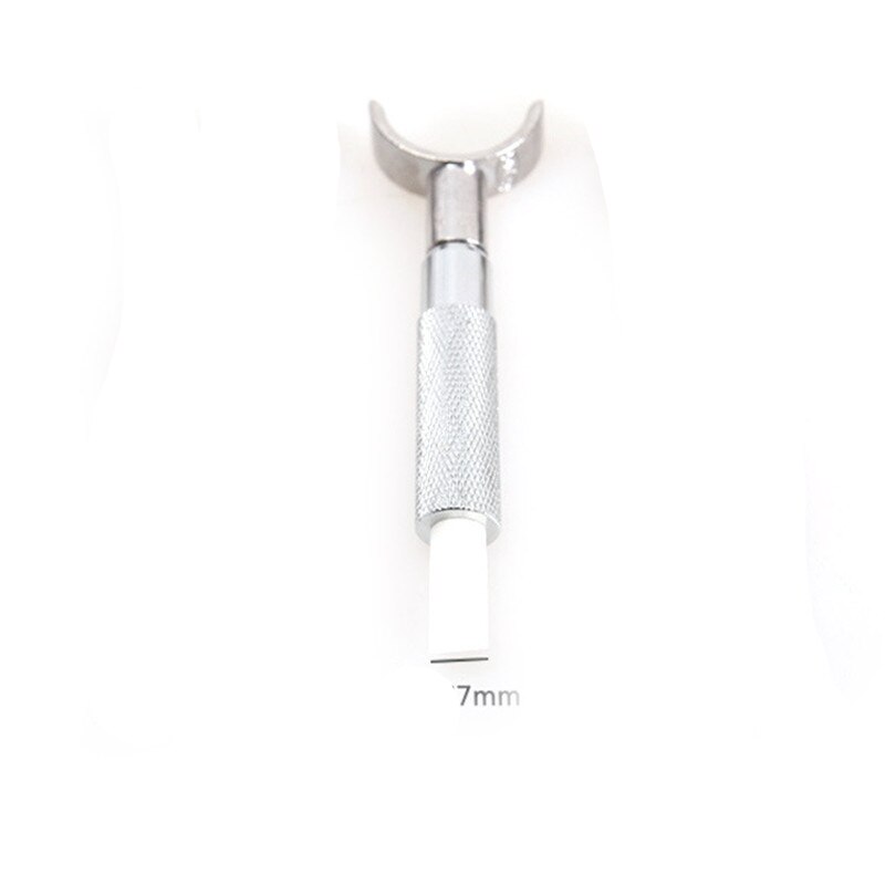 Leather Swivel Nicking Knife Carving Knife Rotary Rotating Knife Leathercraft Working Cutting Tool Ceramic Blade Handwork DIY: b Ceramic 7 flat