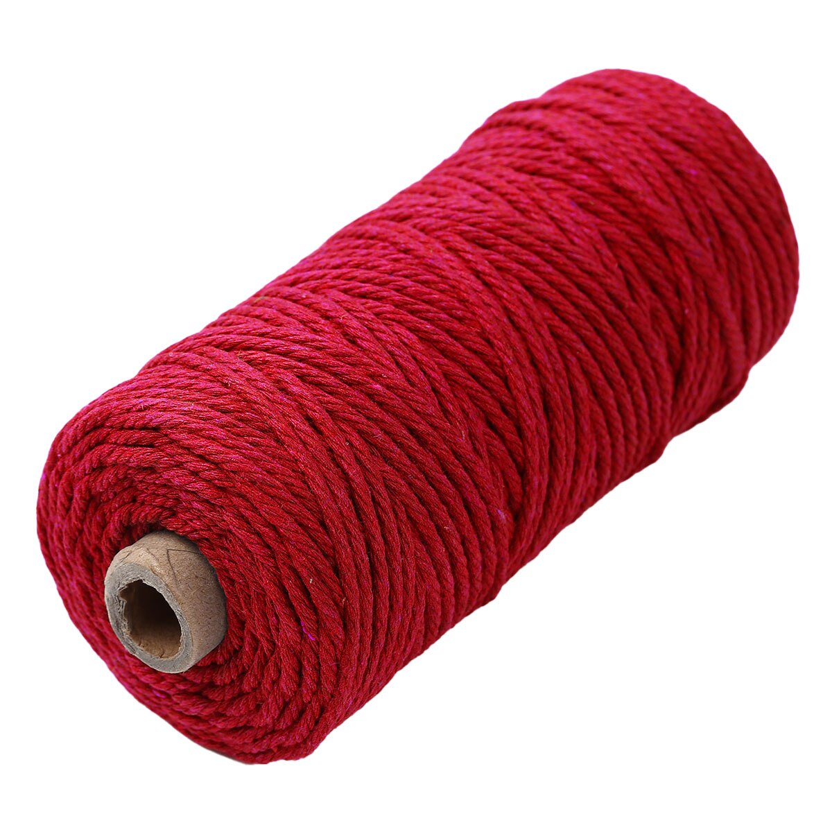 Natural 4 Strand Twisted Thread Macrame Cotton Cord DIY Knitting Sewing Spool Wall Hanging Rope Plant Hangers Drawstrings Crafts