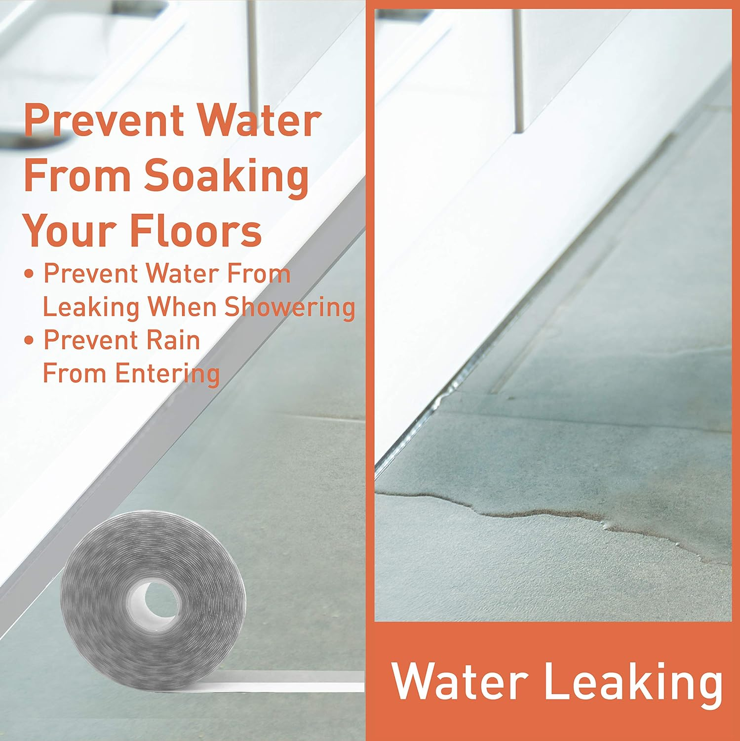 Stripping Door Seal Strip Silicone Sealing Tape for Weather Window Seal Weather Around Showers Tough Flexible Stops Draft