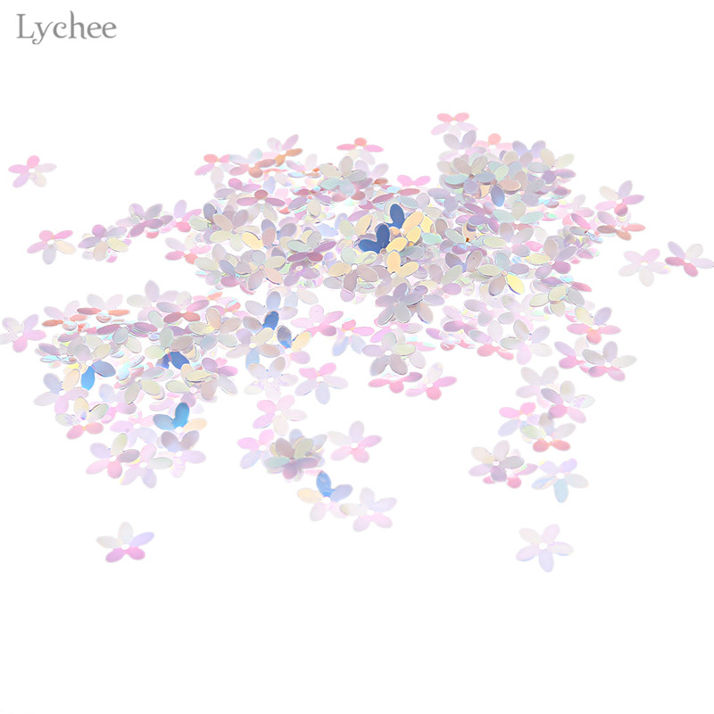 Lychee Life10mm 50G Bloem Losse Naaien Pailletten Multicolor Pailetten Voor Kinderkleding Diy Handgemaakte Naaien Ambachtelijke Accessoires: 2