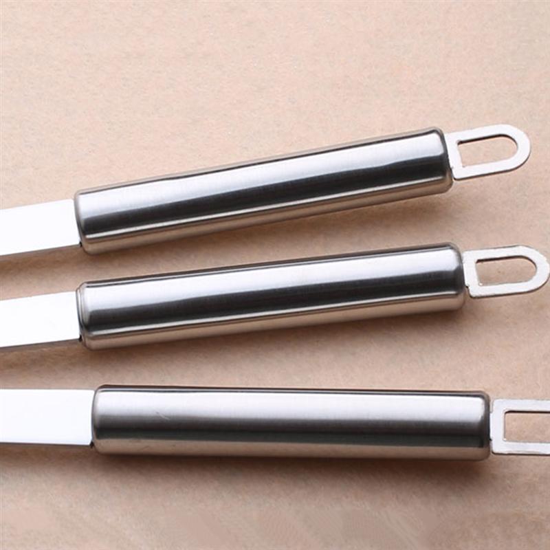 Rosenice 2 stk rustfrit stål grill kniv og gaffel bestik redskaber kød udskærings sæt grill værktøj