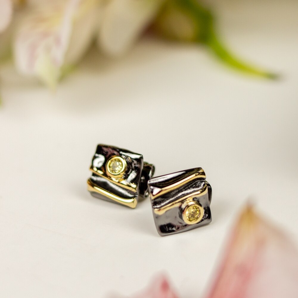 Dreamcarnival1989 chegam novas anel quadrado geométrico + brincos conjunto para as mulheres zircon quente escolher namoro festa meninas jóias we3961s2