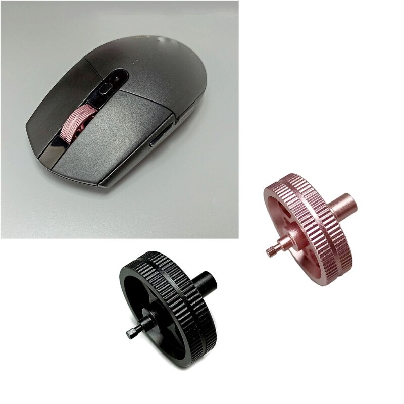 Polea de rueda de desplazamiento para ratón logitech G102 G304 G305, pieza de repuesto para ratón de videojuegos, negro y rosa