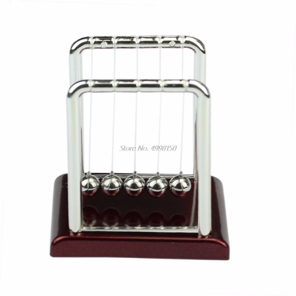 Steel Newton's Cradle Balance Ball Physics Science Pendulum Desk Fun Toy