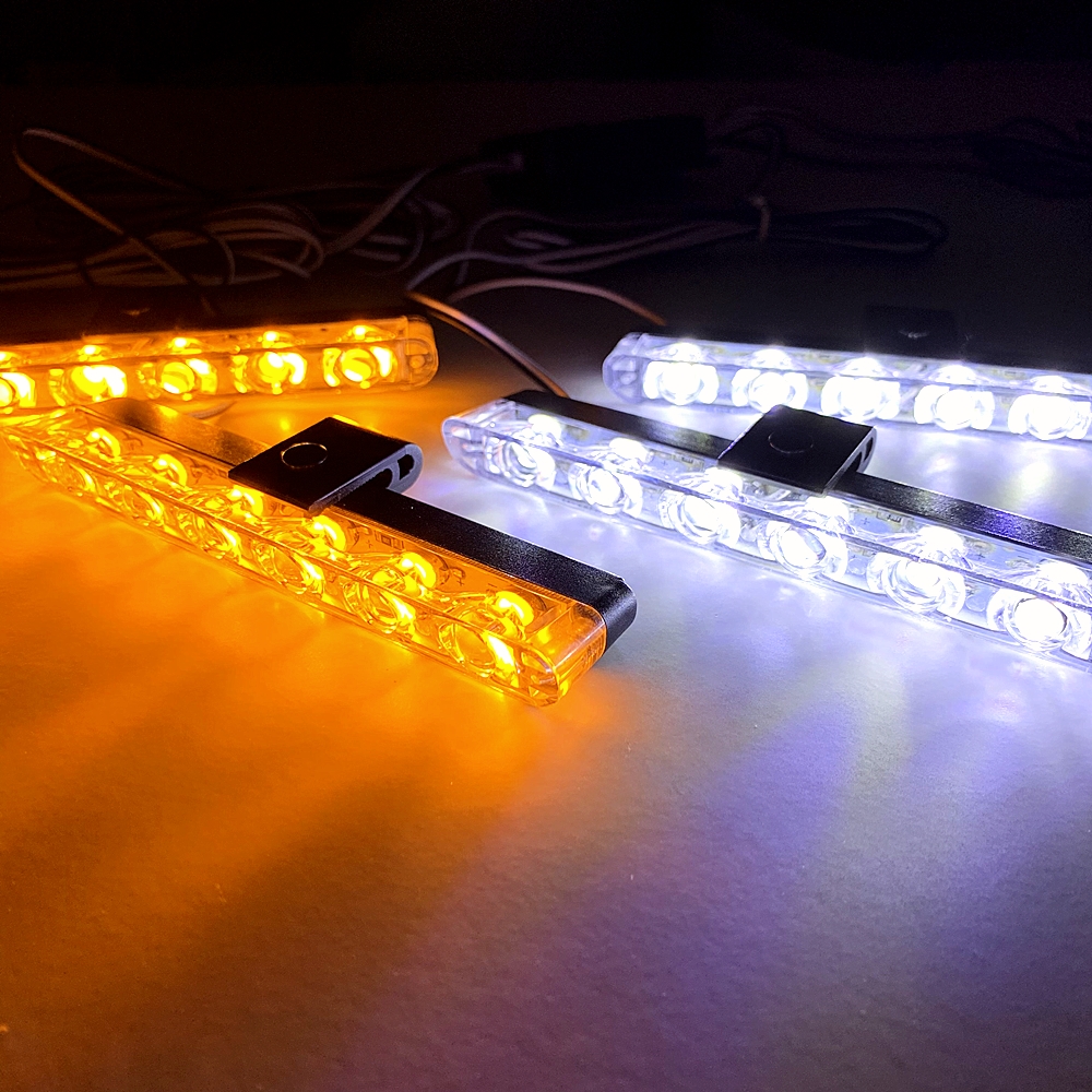Led-bilgallerlampa led-blinkande varningsljusramp brandbil motorcykel polis nödsignallampa suv släpvagnslampa 12v