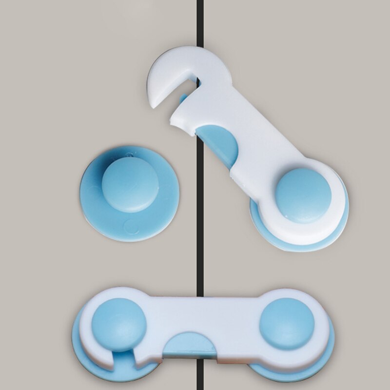 5 Pcs Baby Ladeblokkering Kinderen Beveiliging Kabinet Sloten Bandjes Peuter Kind Veiligheid Apparatuur Lock Koelkast Kast