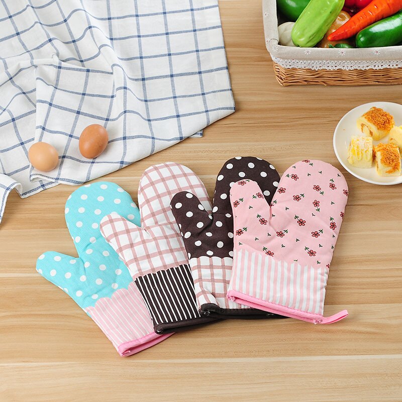 Verdickt Hohe Temperatur Ofen Handschuhe Backen Werkzeuge Thermische Isolierung Mikrowelle Ofen Zu Hause Küche Handschuhe