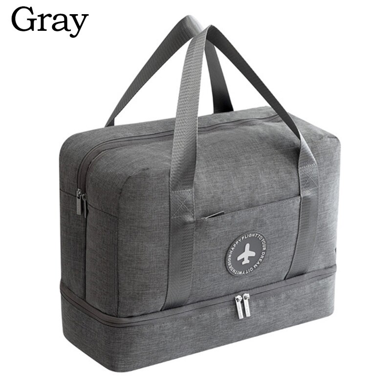 Saco de viagem oxford viagem duffel mulheres portátil grande capacidade dos homens natação ginásio saco bagagem bolsas durante a noite sacos de fim de semana: A2