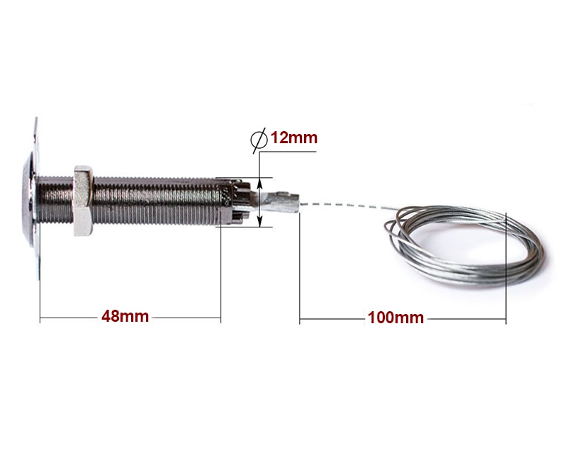 Release lock for garage door opener, security emergency garage door release lock