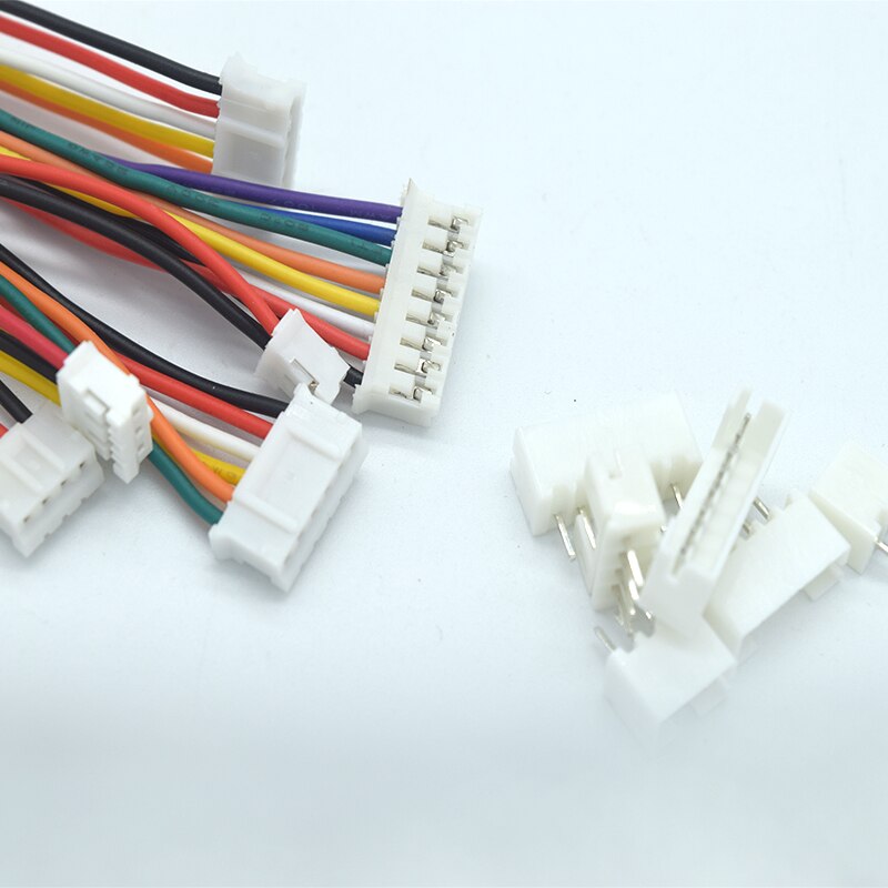 Juego de Cables Micro Mini JST 2,0 PH, conector macho y hembra, 200MM, 26AWG, 2/3/4/5/6/7/8/9/10 Pines, 10 juegos