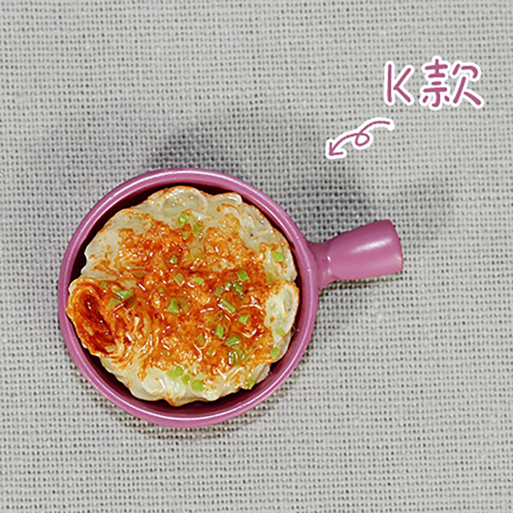 1pcs 1/12 Dollhouse Miniature Accessories Mini Scallion Noodles With Meat Sauce Food Model Simulation Toys for Doll House Decor: K