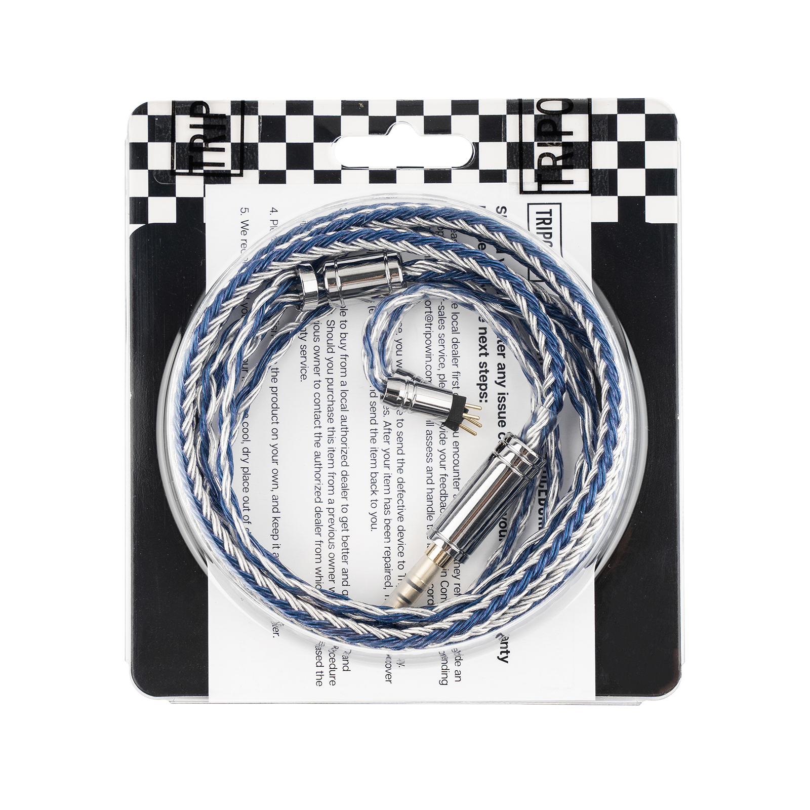 Tripowin C-01 IEM Cable 16 Core Hybrid Copper-Silver Earphone Cable OFC and Silver-Plated Copper HiFi Replacement Cable