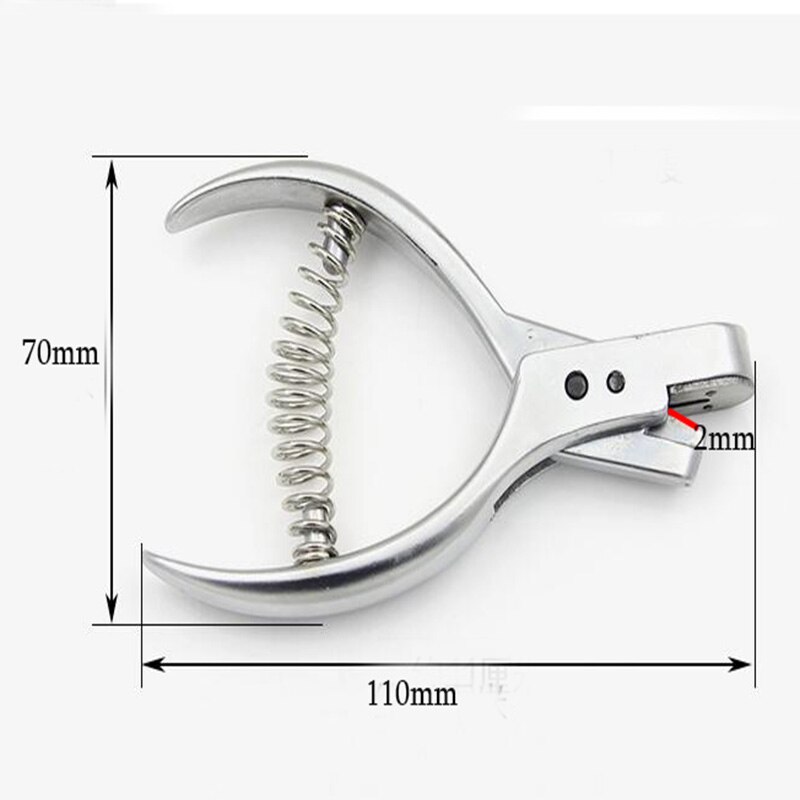 1PC Garment Pattern Notcher Pro Tailors Steel Sewing Pliers Punch Marker