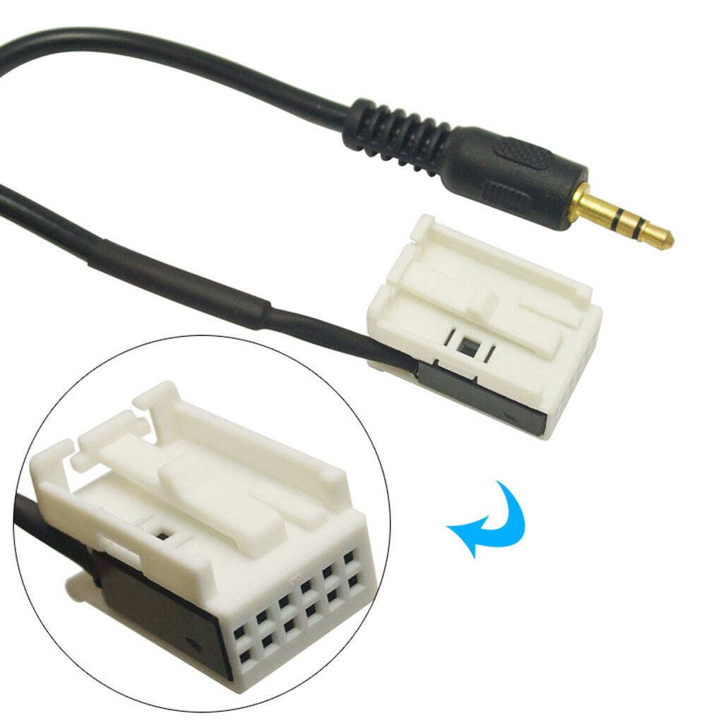 Aux Audio Kabel Gloednieuwe 3.5Mm Audio Muziek Aux Kabel Input Adapter Voor Mercedes Benz W203 W209