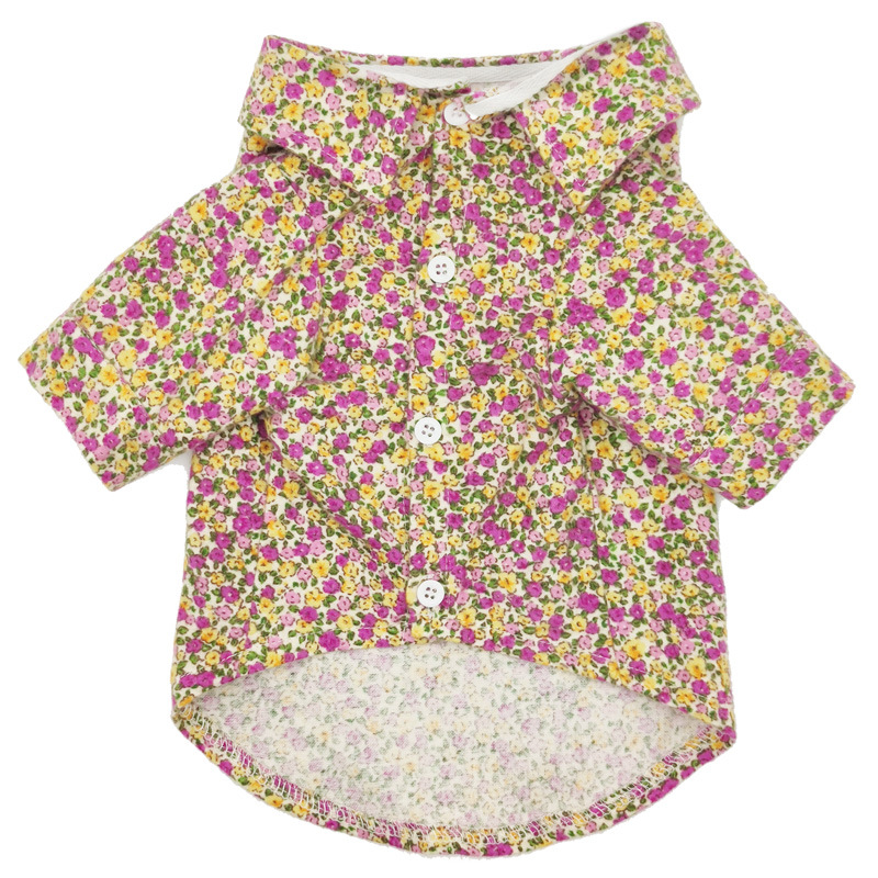 Plush Dog Shirt Spring Autumn Chihuahua York Puppy Clothes Pomeranian Poodle Bichon Teddy Schnauzer Corgi Shiba Lnu: A / S