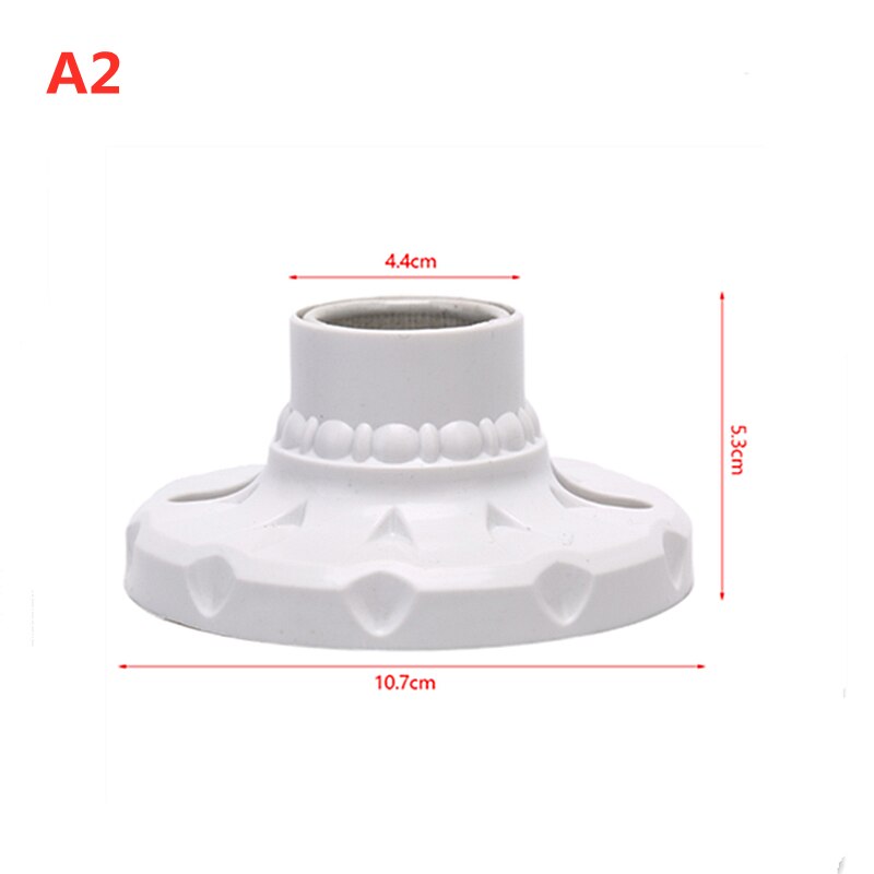 1PC E27 Lamp Holder E27 Bulb Holder Lamp Socket Ceramic Lamp Bulb Socket Lamp Base 2 Styles