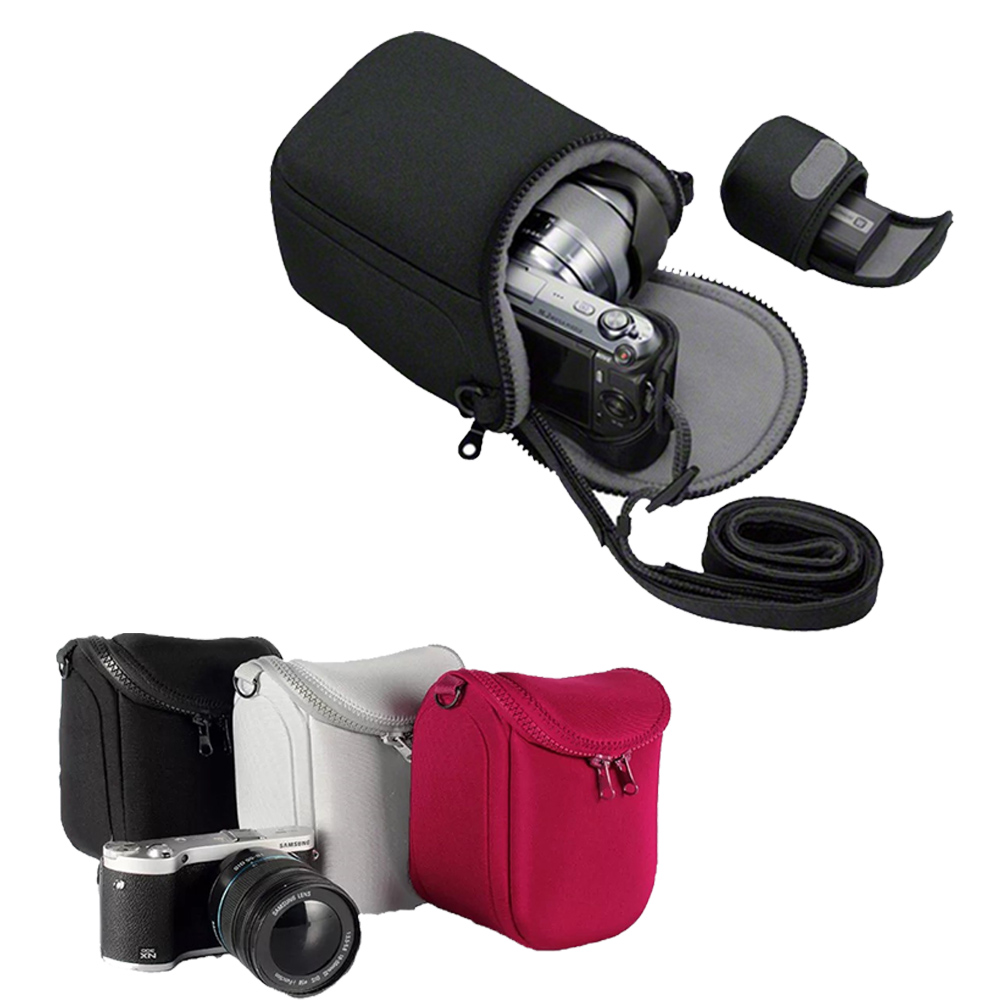 Sacoche pour appareil photo pour Panasonic DMC GF3 GF5 GF6 GF7 GF8 GF9 GF10 GX7 GX80 GX85 Lumix GX8 LX100 LX7 LX5 LX3 GM1 GM2 GM5 Avec Sangle