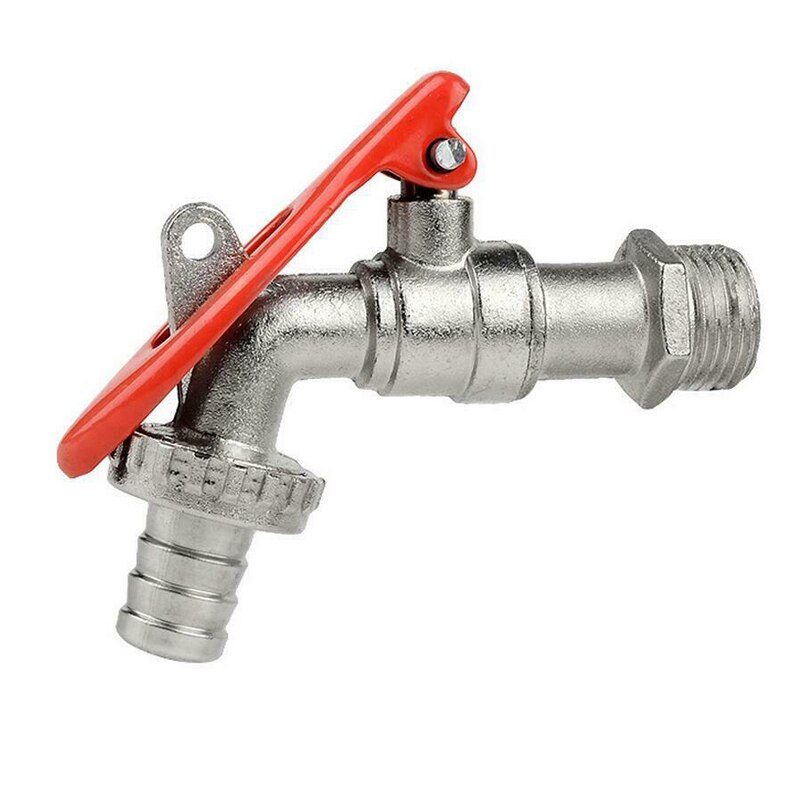 1/2 tums mässingstråd vattenkran låsbar kran trädgårdsslangkran med lås vattentankanslutningsverktyg