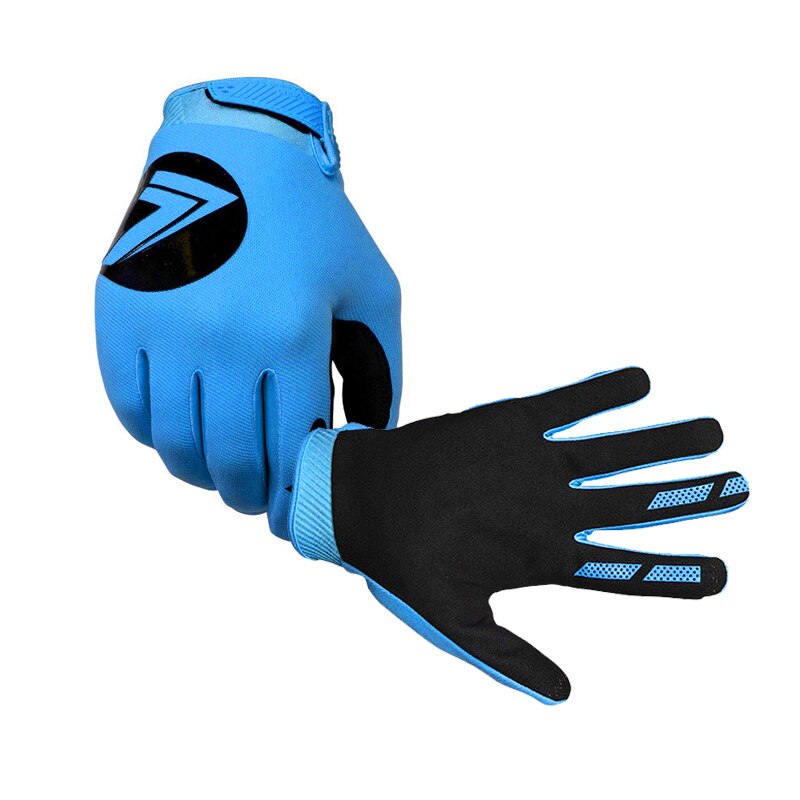 6 kleuren race handschoenen mx zomer motorhandschoenen dunne sectie fietsen buitensporten fietshandschoenen moto heren dames kinderen: Blauw / Xl