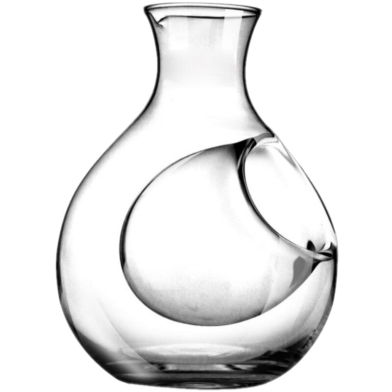 Decantador de vino de hielo para el hogar, botella de Sake de cristal, dispensador de vino exterior, olla de cocina japonesa, Igloo de hámster