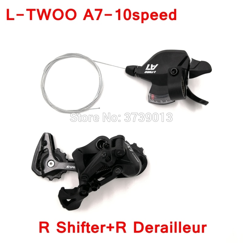 L-TWOO A7 10sp grupo bicicleta de montaña 30 velocidad cambio Chainwheel metamorfo Cadena de Cassette Kit de rueda libre shimanoMT200 freno de disco