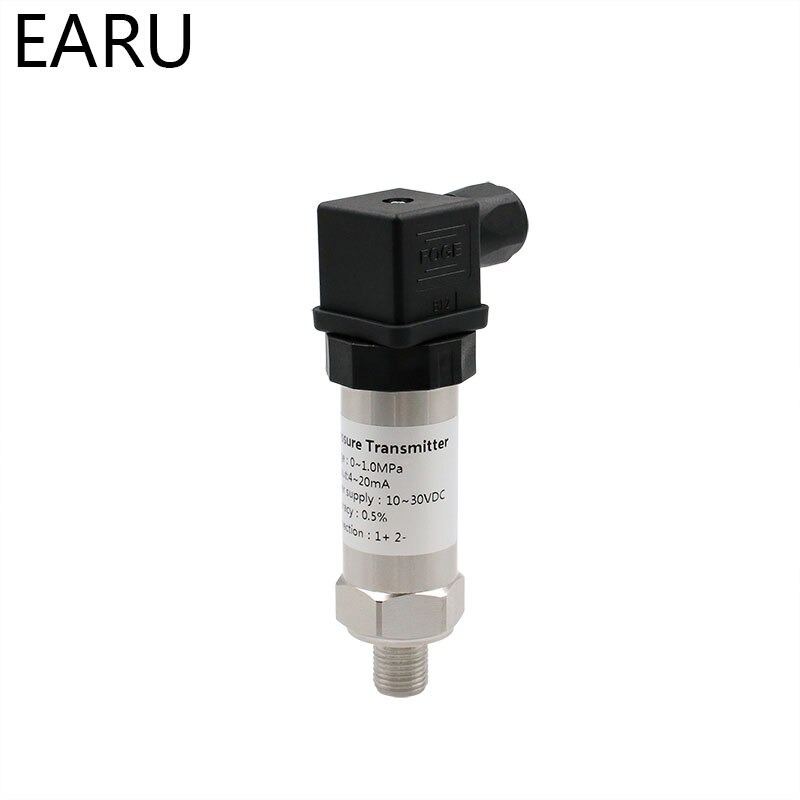 Transmissor de pressão, 1-10v, saída-1 ~ 0 ~ 10bar/16bar/6bar/25bar, 10-30vdc g1/4 0.5%, sensor transdutor de pressão de alta precisão