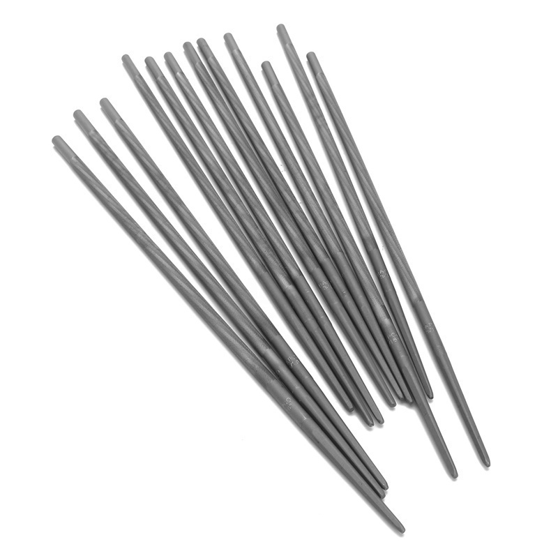 12 stuks kettingzaag ronde vijlen 4,8 mm voor het slijpen van kettingzaagslijper meestal