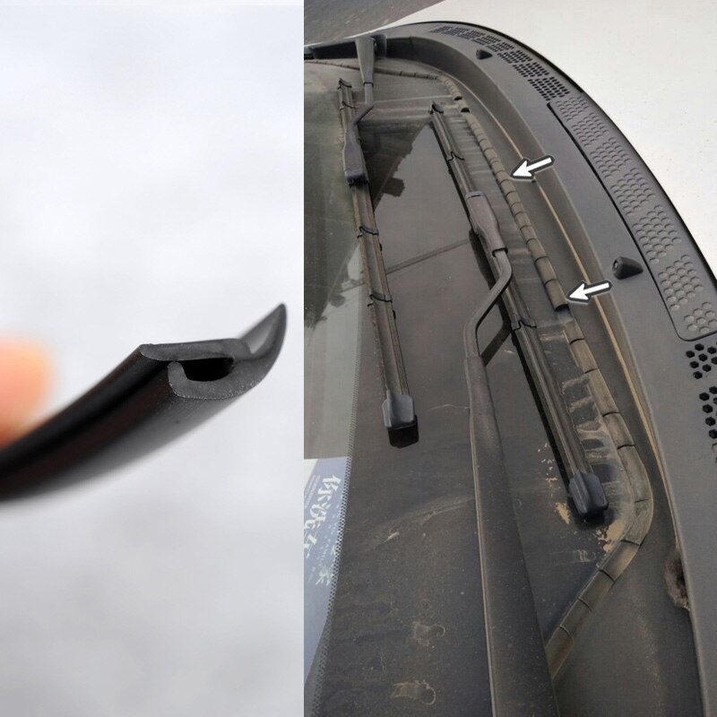 Joints en caoutchouc de Type H 2 M, bande élastique d&#39;étanchéité pour pare-brise de voiture avant et arrière, bande d&#39;étanchéité anti-poussière pour toit ouvrant
