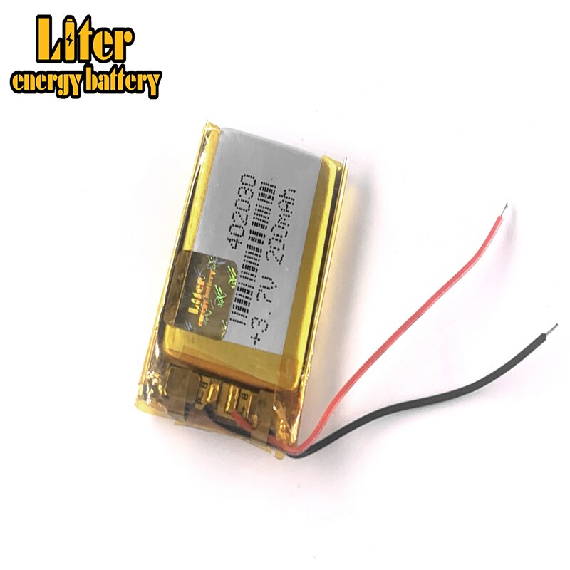 3.7V lithium polymer battery 042030 402030 200mah MP3 MP4 MP5