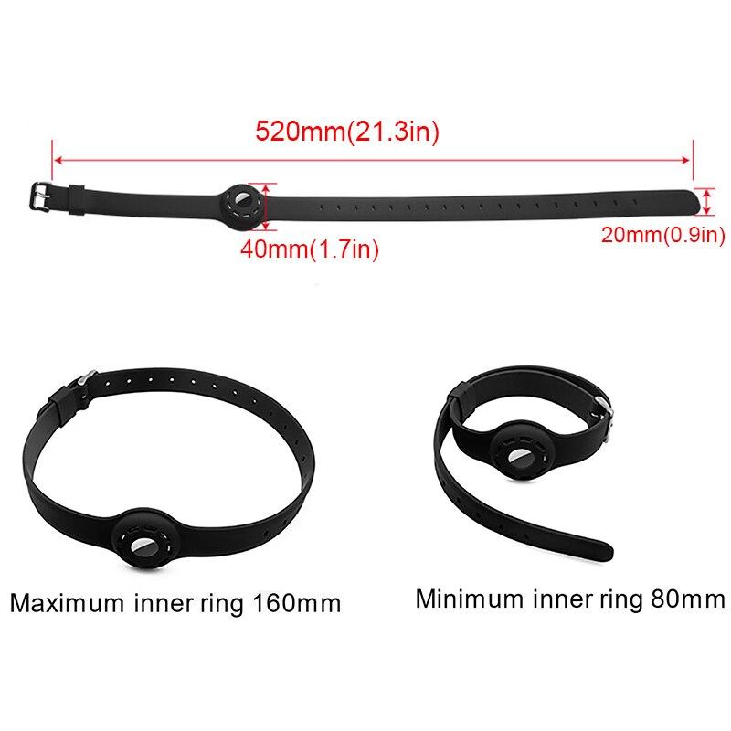 1pc til apple airtag etui hund kat halsbånd gps finder farverigt lysende beskyttende silikone etui til apple air tag tracker cover