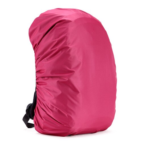 Plecak Anti-theft pokrowiec przeciwdeszczowy Outdoor wspinaczka przenośna wodoodporna obudowa na kemping, wyprawę, rower szkolne zestawy podróżne: Rose / 30-40l