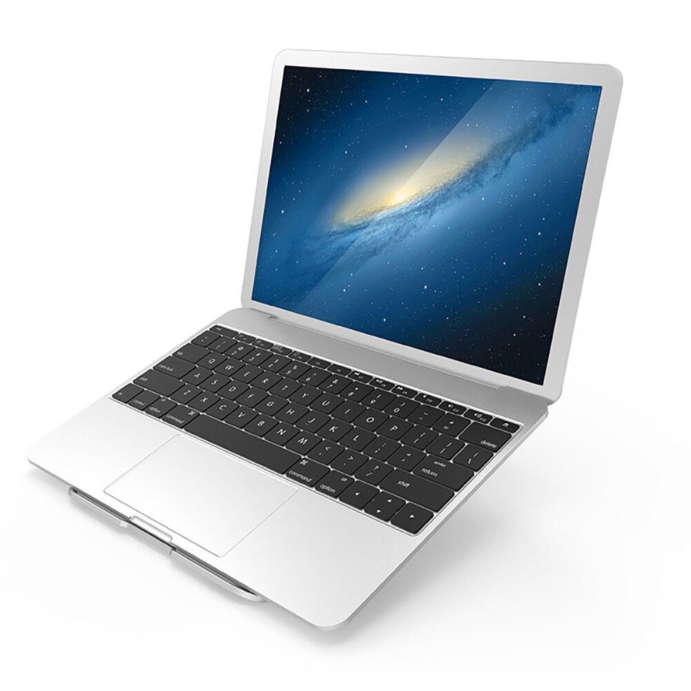 Sammenleggbart bærbart stativ aluminium justerbart stasjonært nettbrettholder skrivebord bord mobiltelefon stativ for ipad air macbook notebook