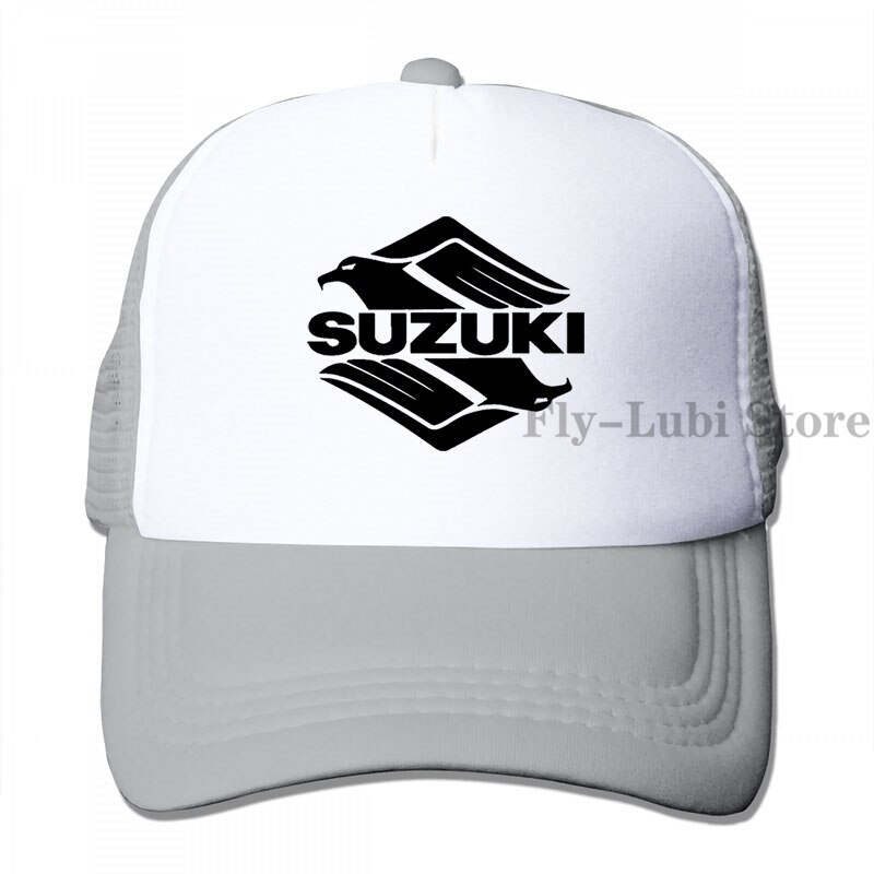 Suzuki Intruder Baseball cap men women Trucker Hats adjustable cap: 3-Gray