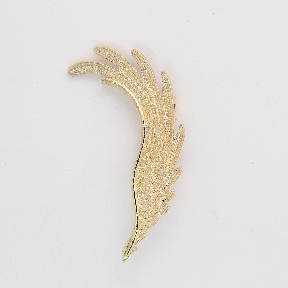 LUKENI 2Pcs/Lot Jewelry Punk Feather Long Ear Cuff Earring Jackets For Women And Men EJ010