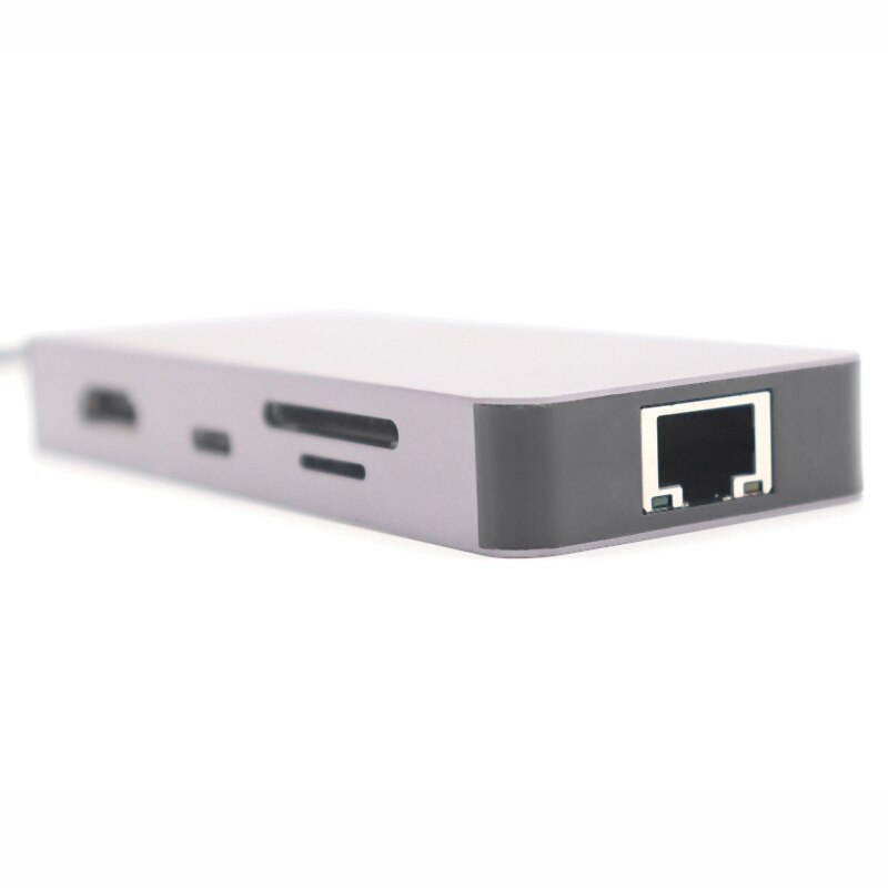 Typ-C Hub Multifunktionale 8-in-1 Docking Bahnhof USB Hub zu HDMI Kartenleser Adapter Hub für PC Laptop