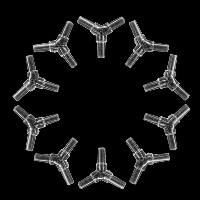 10 sztuk/zestaw w kształcie litery Y 3 sposób złącze rury zawór powietrza akwarium zawór regulacyjny tlenu