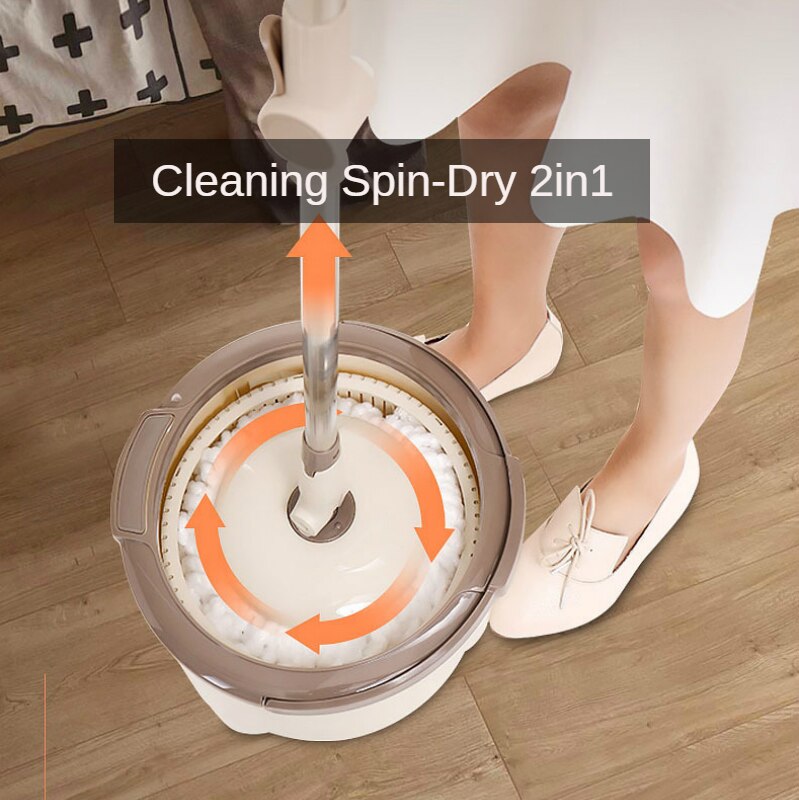 2in1 Spin Mop with Bucket Xiaomi Wonderlife Store Mop for Wash Floor Cleaning Tool Mops Mopa Cleaner Lightning Offers