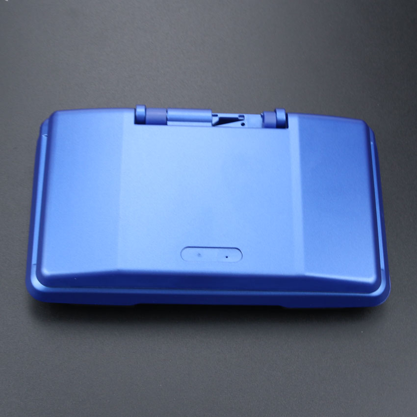 Yuxi blauw rood zwart groen wit zilver volledige vervangende behuizing behuizing cover shell kit voor nintendo ds voor nds console: Donkerblauw