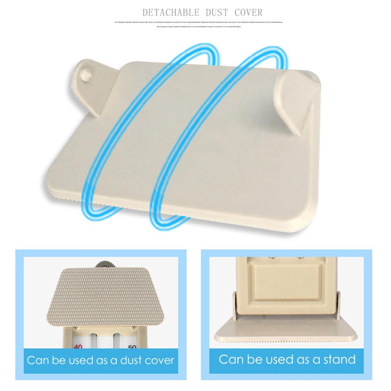 Termómetro de montaje en pared para el hogar, medidor de temperatura para jardín, invernadero, pared, ℃/℉, para interiores y exteriores, máx.