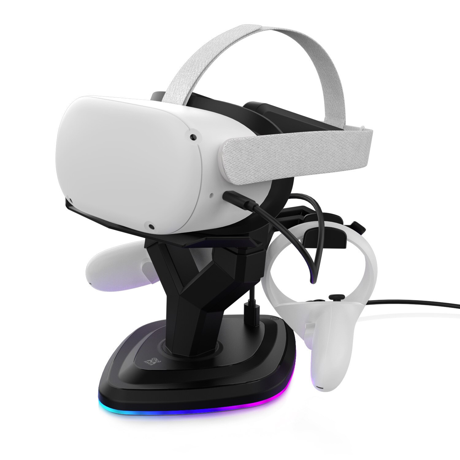 Voor Oculus Quest 2 Display Stand Vr Headset Opladen Dock Rgb Licht Opladen Base Voor Oculus Quest 2 Oculus Rift S Accessoires
