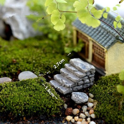 Micro landscape Stone Stairs Miniature Fairy Garden Home Houses Decoration Mini Craft Micro Landscaping Decor DIY Accessories: 6