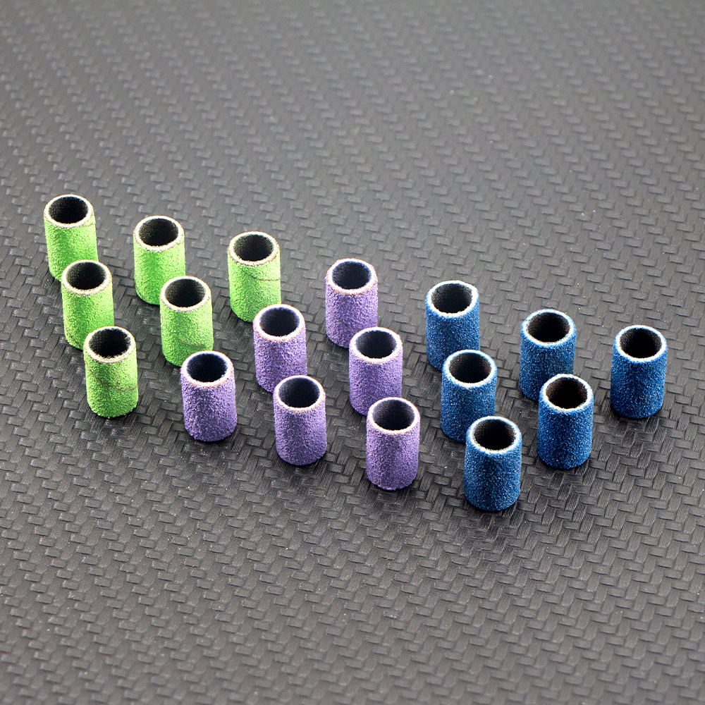 100 Uds. Brocas para uñas, bandas de lijado para máquina eléctrica, lima, amoladora, lijadora, juego de bandas para uñas acrílicas, herramientas de eliminación de Gel