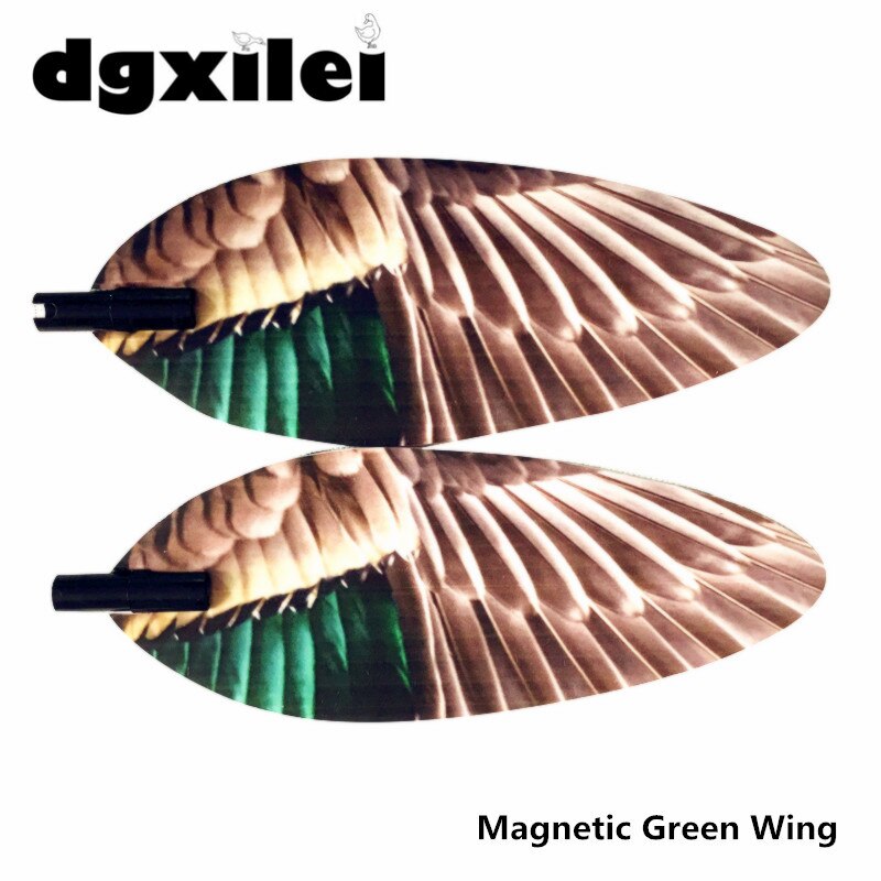 Dgxilei spinning wing teal duck decoy erstatning magnetiske vinger par sæt